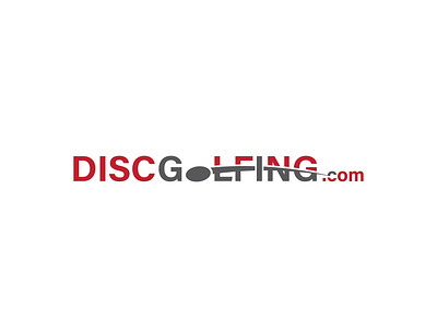 DISCGOLFING.com branding clean discgolf disgolfing golf golfclub logo design minimalist unique