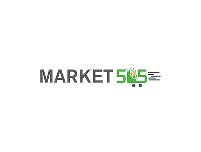 MARKET 505 branding ecommerce food logo design market shop store supermarket unique