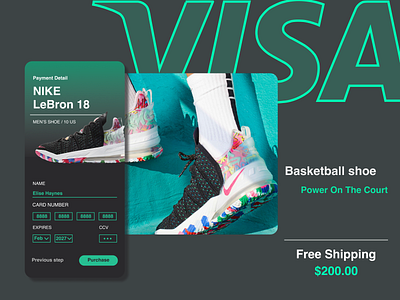 Sneakers / Credit Card Checkout app credit card checkout dailyui dailyui 002 dailyuichallenge design ui ux