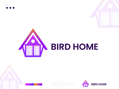 Bird Home | Logo design elegant flat home icon logo design logodesign logotype minimal minimalist minimalistic logo modern realestate vector