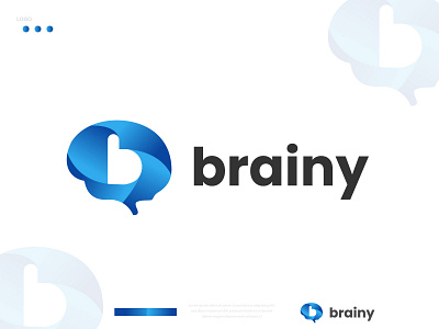 Brainy | Logo Design brand identity flat flat logo logodesign logotype minimal minimalist minimalistic modern modern logo symbol