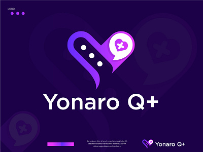 yonaro Q+ logo | logo design brand identity design flat logo letter logo logo logodesign logotype medical logo minimalist minimalistic design modern logo