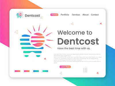 Dent cost Logo deisgn.