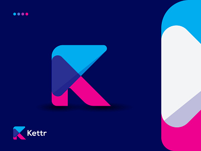 Modern abstract k logo concept