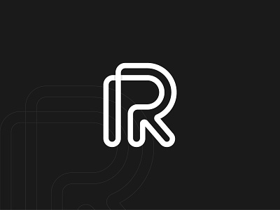 Rp monogram brand identity flat logo logo design logodesign logotype minimalist logo modern logo pr logo rp logo
