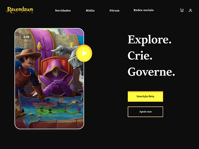 Revendawn's landing page redesign