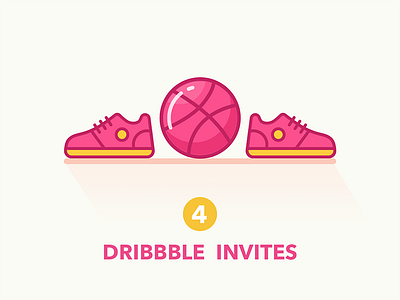 4x Dribbble Invites!