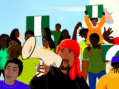 Nigerian protestors