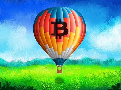 Bitcoin hot air balloon bitcoin btc cryptocurrency