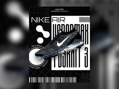 Nike Air Vapormax Flyknit 3 - Flyer (Conceito) adidas arte banner branding design designer divulgação esporte flyer graphic design instagram media nike sapatos shoes social social media socialmedia. tênis vendas