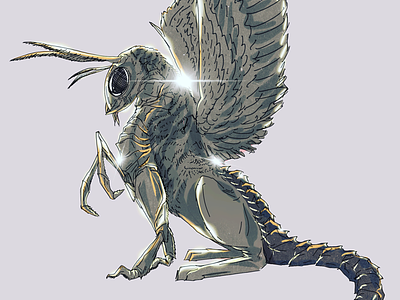 Drawing Prompt: Insectoid Gryphon