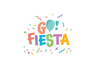 go fiesta opt1 brand brand identity branding design flat illustration logo