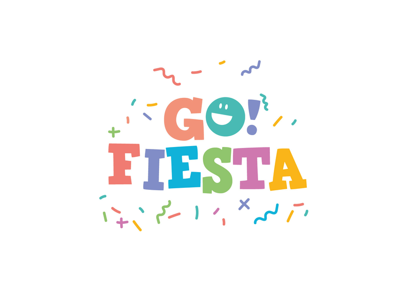 go fiesta opt 3 brand brand identity branding design flat illustration logo