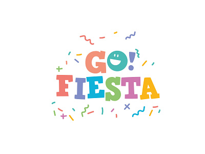 go fiesta opt 3 brand brand identity branding design flat illustration logo