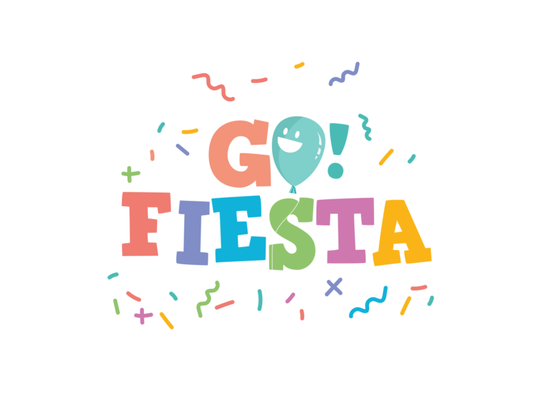 Go Fiesta (mix) brand brand design brand identity branding design flat illustration logo vector