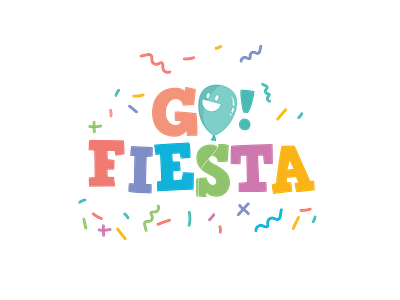 Go Fiesta (mix) brand brand design brand identity branding design flat illustration logo vector