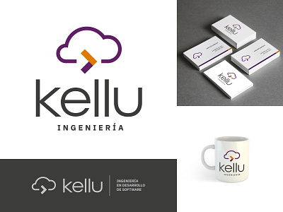 Kellu Software logo brand design brand identity branding develop engineering illustration logo software software development tech