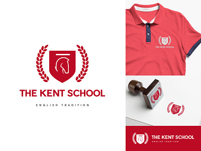 Kent School brand design brand identity branding flat logo proposal school