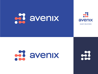 Avenix (redesign) ai artificial intelligence brand brand identity branding flat logic logo proposal redesign software development