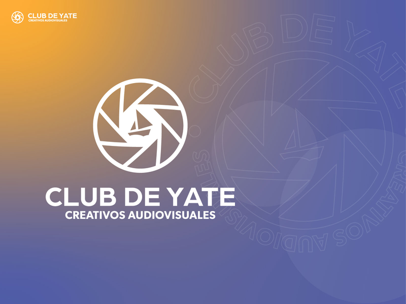 Club de Yate blue boat brand brand design brand identity branding club design flat illustration logo orange yate