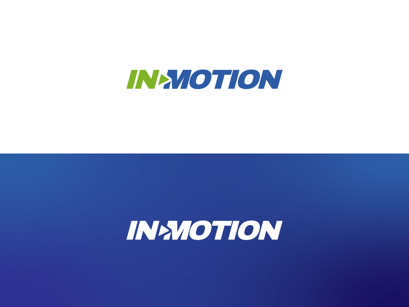 inmotion brand brand design brand identity branding colors design flat logo tech vector