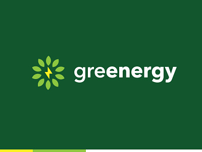 greenergy brand brand design brand identity branding colors design flat logo typography