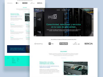 Orbyta - website accent colors branding clean datacenter green landing page light server ui uidesign uxdesign web design website