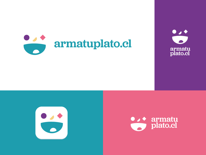 arma tu plato brand brand design brand identity branding design logo