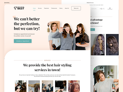 Hair Salon/Beauty Salon Website Design