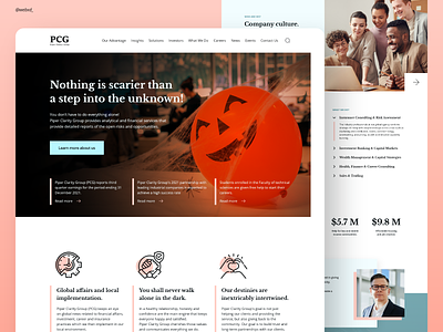 Corporate Financial Web Design