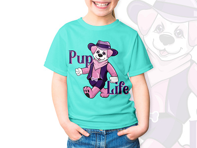 Pup Life T shirt Design