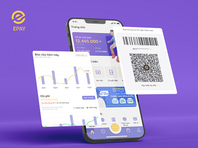 Ví điện tử Epay graphic design logo ui