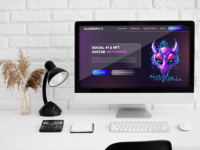 AlienXSpace landing page