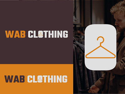 WAB CLOTHING - Brand Logo brand logo branding clothing brand creative graphic design logo modern logo vector