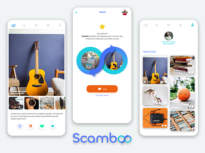 Scamboo app branding design graphic design icon illustrator logo typography ui vector