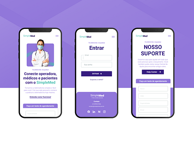 Medicine Saas - UI design mobile