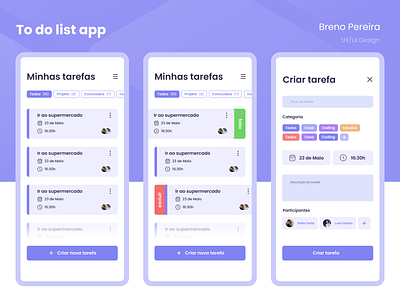 To do list application design designsystem figma productdesign task taskapp todo todoapp todolist ui uidesign