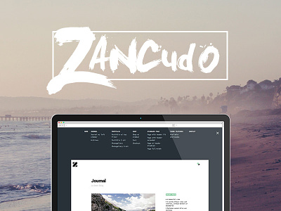 Zancudo, mighty fullscreen WordPress theme for creatives flat fullscreen hipster minimal parallax photography premium theme themeforest wordpress