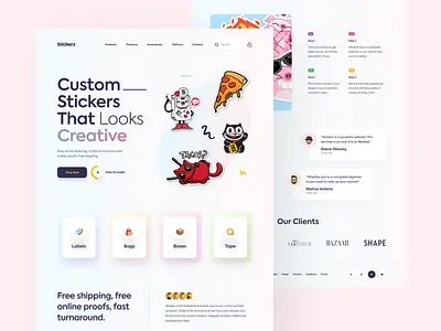 Web Landing Page agency landing page orix sticker sticker design stickermule web web agency web design web design agency web designer webdesign website website design