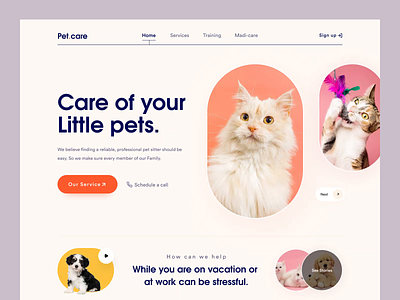 Web Landing Page animation design desktop design landing page motion graphics orix pet pet care petweb popular product designer sajon uidesigner web web design webdesign website website design