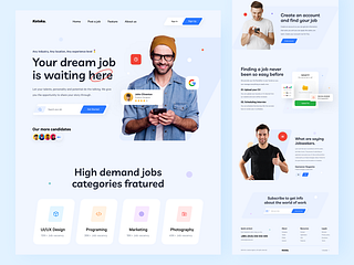 Web Landing Page by Orix Creative on Dribbble