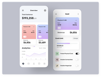 Banking App app app design bank app banking app clean finance app financial app fintech ios mobile mobile app mobile ui money app orix sajon transactions ui user interface ux wallet