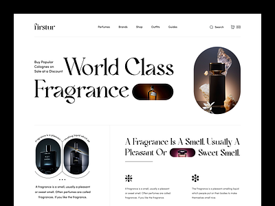 Perfume Website Design aroma beauty body care ecommerce frangance interface mist orix parfume parfume website parfumestore perfumes sajon typography ui ux web design website website design