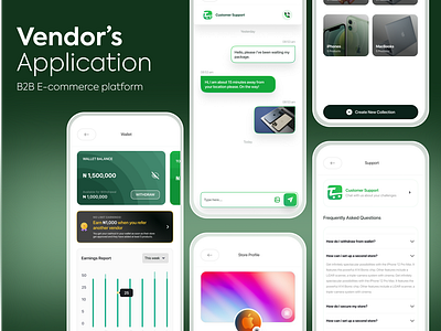 E-commerce Vendor's App