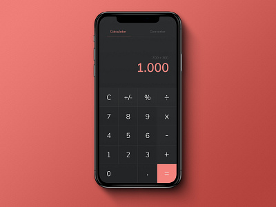 Daily UI Challenge 004 - Calculator #dailyui calculator daily 100 dailyui design ios ui ui 100