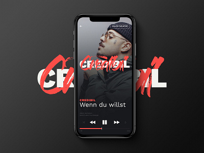 Daily UI Challenge 009 Music Player #dailyui app daily 100 dailyui design mobile typography ui ux