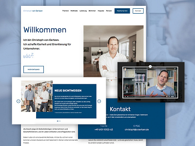 Christoph von Oertzen design flat images interface online photo responsive design web webdesign website