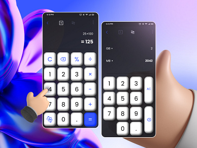 Calculator ui #dailyui #004 adobe xd branding design figma logo portfolio sketch ui ui designer user experience user experience designer user interface user interface designer ux