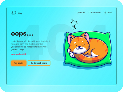 error 404 page #dailyui #008