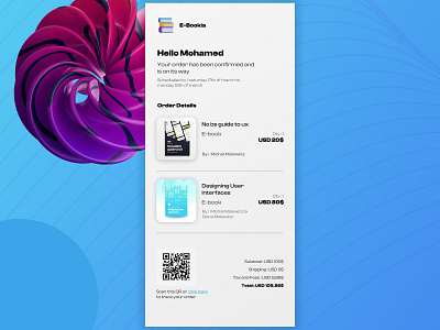 Email Receipt #dailyui #017